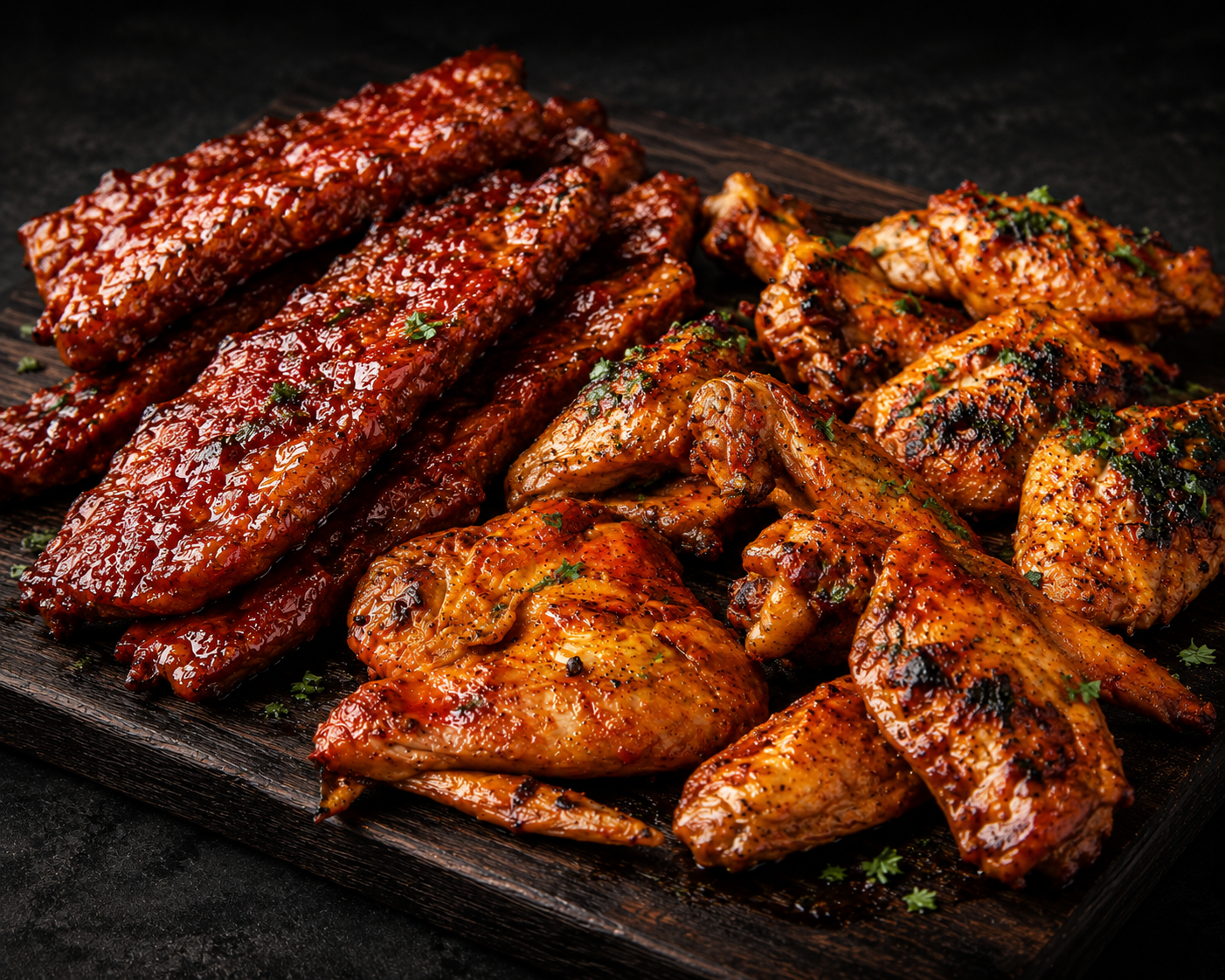 Exec Ribs and Wings combo