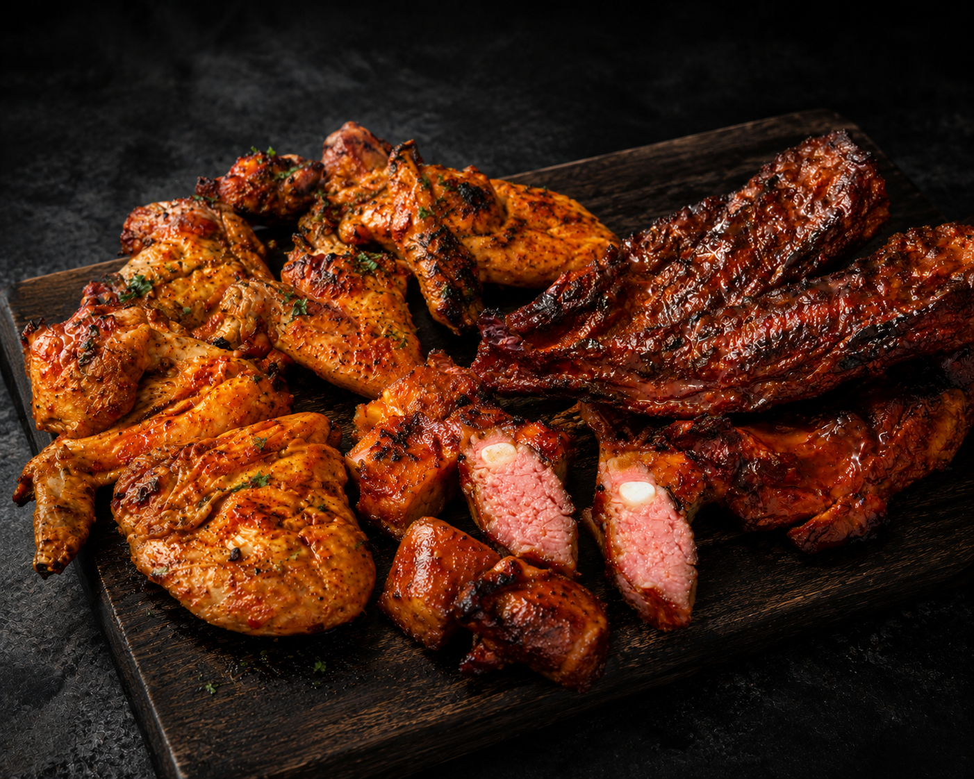 Ribs and Wings combo